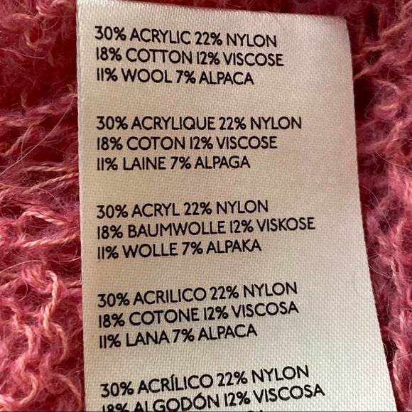 Free People Angel Soft Wool Blend Sweater Bubble Gum Pink Size XS NWOT - Picture 9 of 10